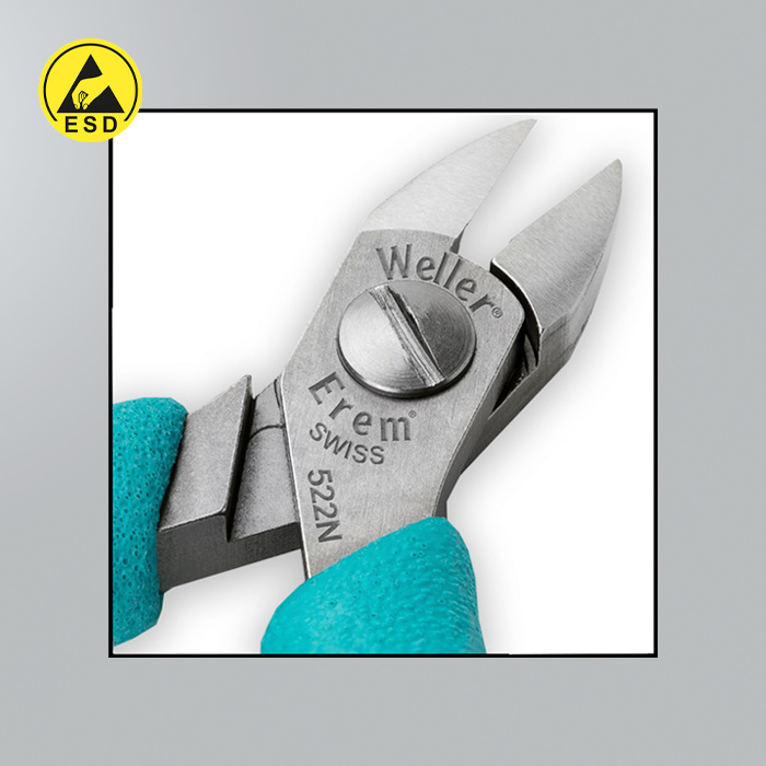 Erem 522N - Oval Head Side Cutter - Flush ESD (E-522N) Erem 522N - Oval Head Side Cutter - Flush ESD (E-522N)
